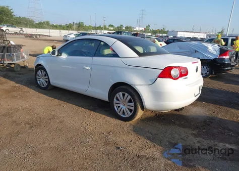 2007 Volkswagen Eos 2.0T from USA, damaged, VIN WVWBA71F97V041922